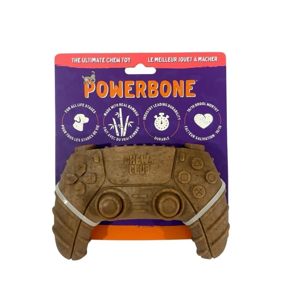 The‎ Powerbone Company: The Chew Club GAMEPAD The Ultimate Chew Toy For Dogs NEW